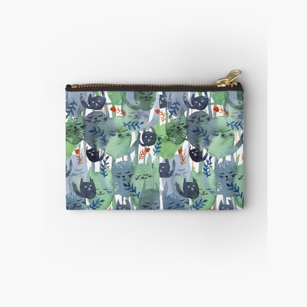 Item preview, A Cacophony of Cats on Stripes designed and sold by MarianaBlackArt.
