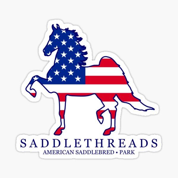 Park American Saddlebred - USA Sticker