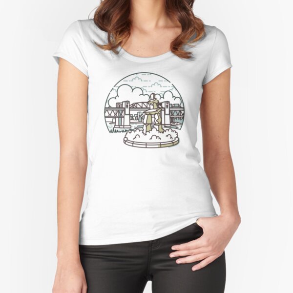 Inukshuk Fitted Scoop T-Shirt