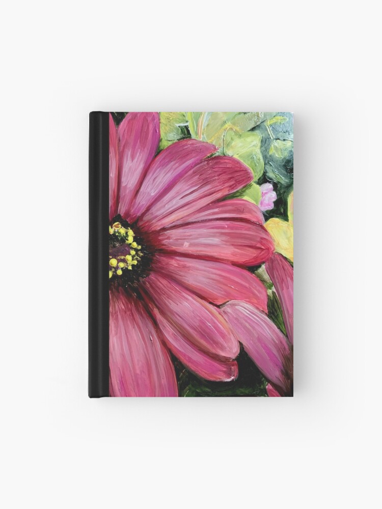 Cuaderno de tapa dura «Margarita de gerbera - rosa con pequeñas flores de  color rosa claro» de Pindashu | Redbubble