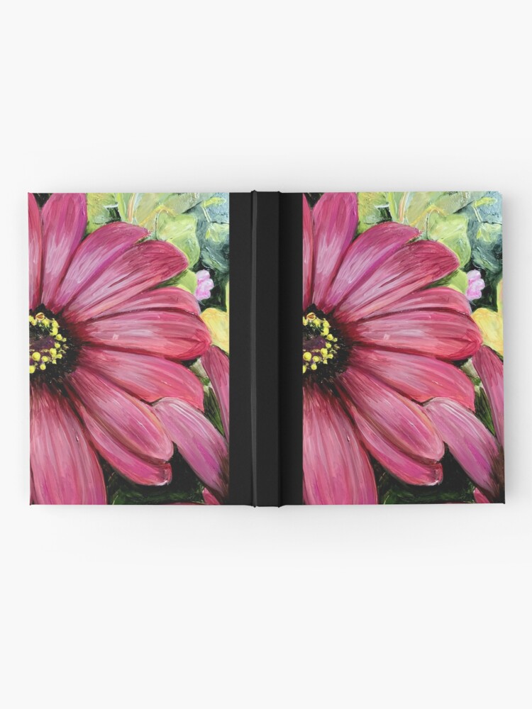 Cuaderno de tapa dura «Margarita de gerbera - rosa con pequeñas flores de  color rosa claro» de Pindashu | Redbubble