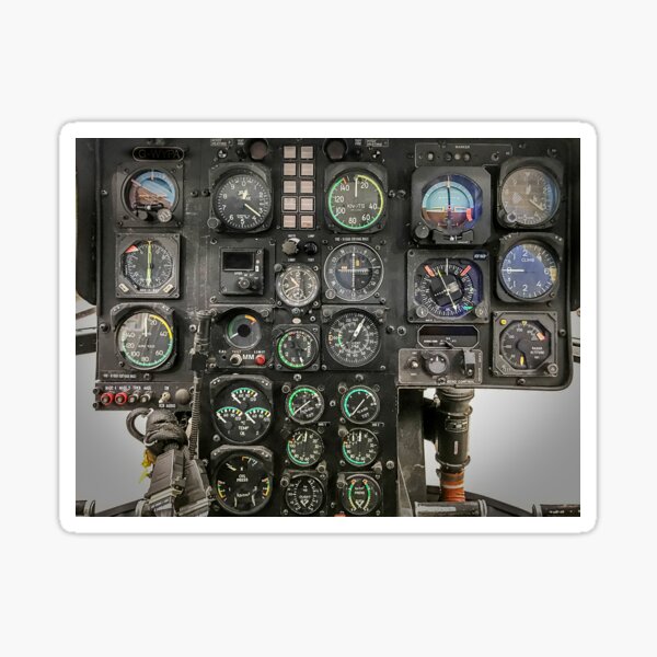 Artikel-Vorschau von Aviation Helicopter Cockpit Instrument, designt und verkauft von FasBytes Aviation.