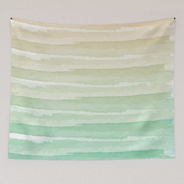 Item preview, Orange to Green Watercolor designed and sold by CalicoFlair.