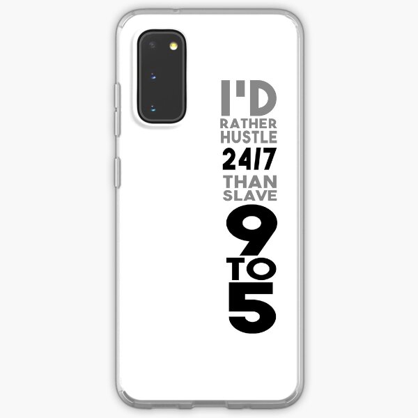 Hustle 24/7 - Black Samsung Galaxy Soft Case