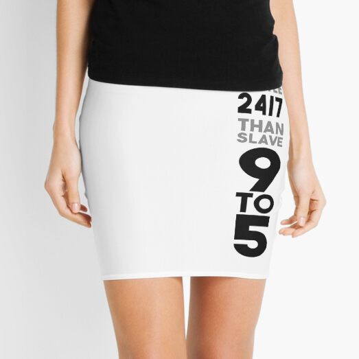 Hustle 24/7 - Black Mini Skirt