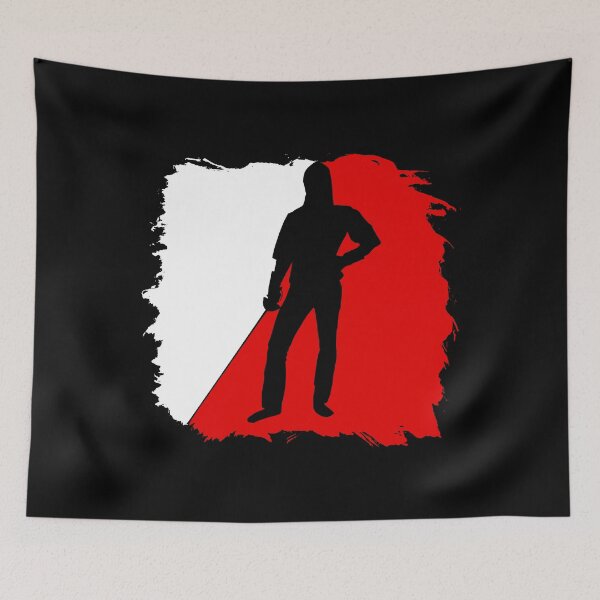 Item preview, Fencing saber silhouette white red designed and sold by Denis Rösler.