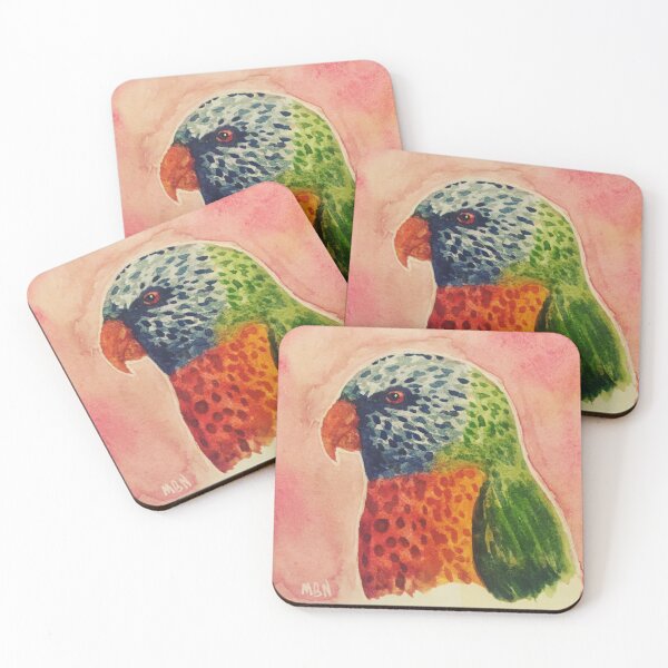 Item preview, Lorikeet Watercolor designed and sold by ActualDisaster.