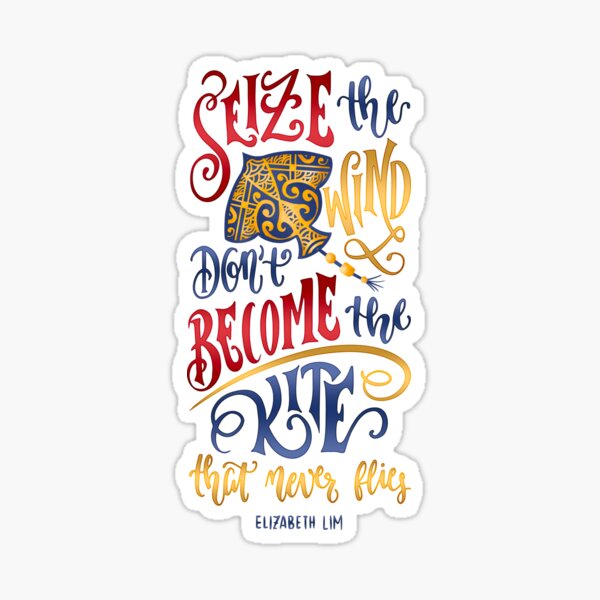 SEIZE THE WIND Sticker
