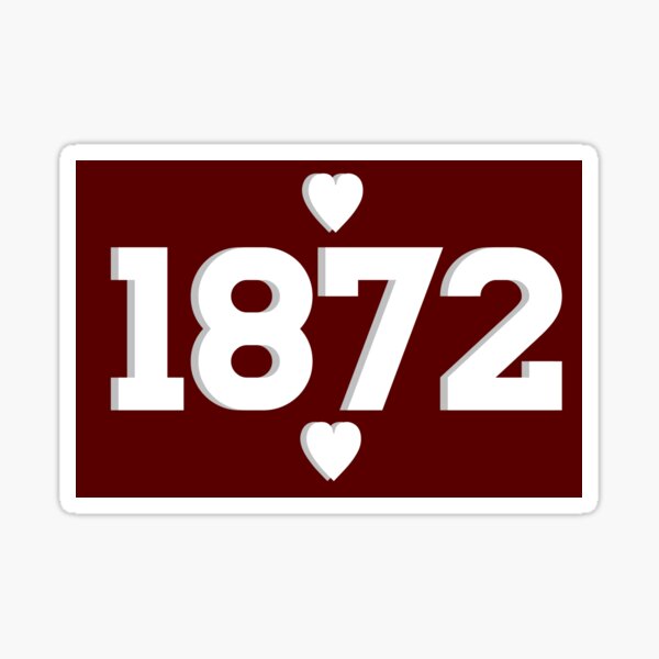 1872 Sticker