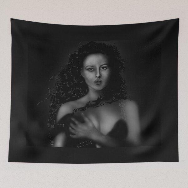 Item preview, Portrait of a young Italian film actress Monica Bellucci. designed and sold by GermanS.