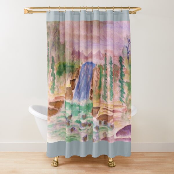 Mountain Falls Shower Curtain