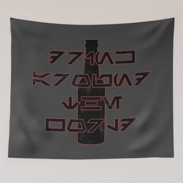 Item preview, Drink Around the World Aurebesh Distressed designed and sold by FandomTrading.