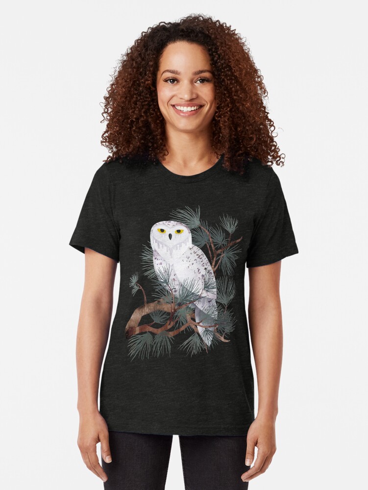Alternate view of Snowy Tri-blend T-Shirt