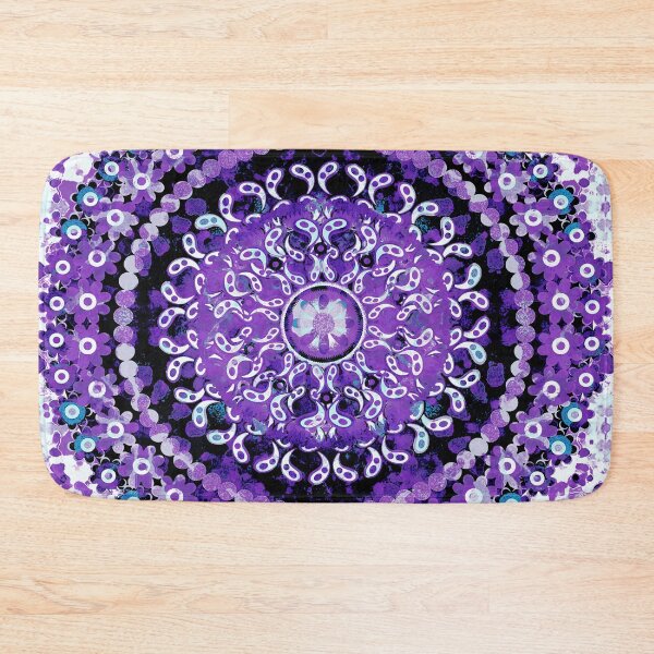 Item preview, Boho Mosaic Mandala Purple designed and sold by Nina May Designs.