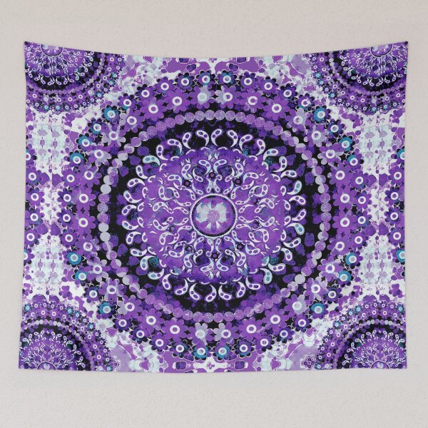 Item preview, Boho Mosaic Mandala Purple designed and sold by Nina May Designs.