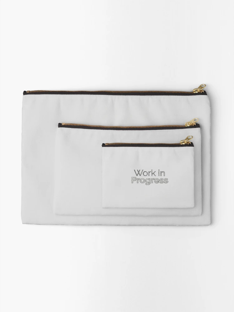 Thumbnail 2 of 4, Zipper Pouch, Work In Progress designed and sold by Unspirations.