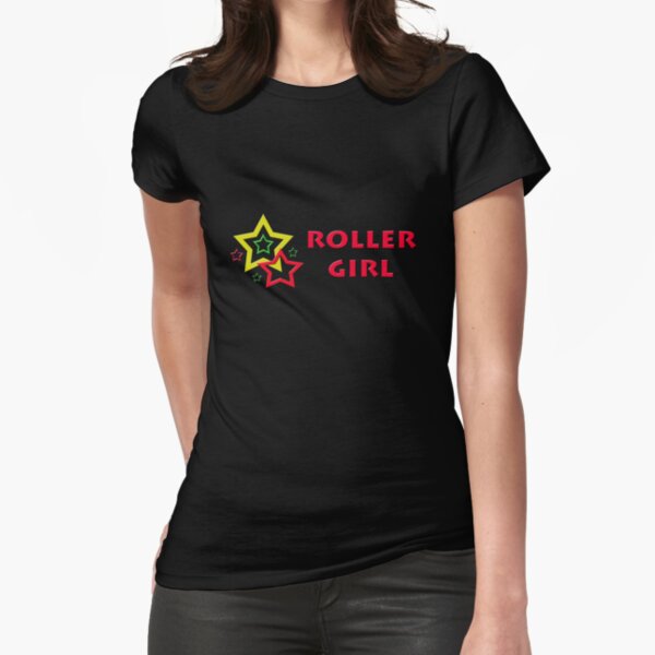 Roller Girl Fitted T-Shirt