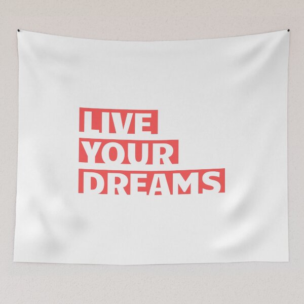 Item preview, LIVE YOUR DREAMS - INSPIRATIONAL WORDS designed and sold by husicn87.