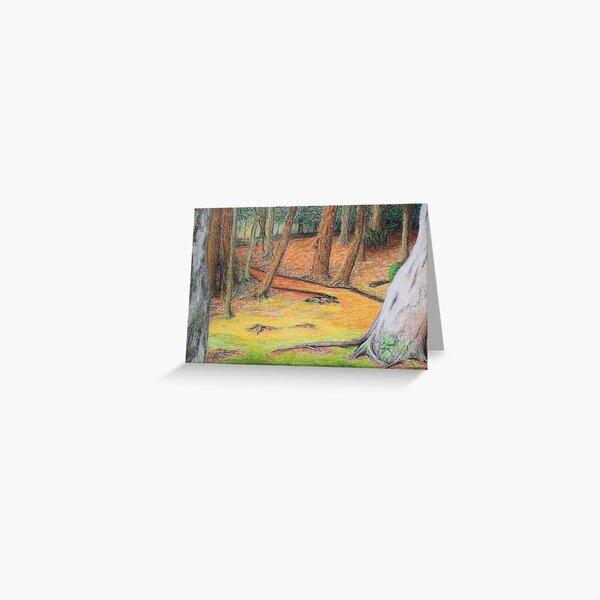 enchanted trees Greeting Card