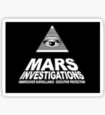 Mars Investigations Sticker