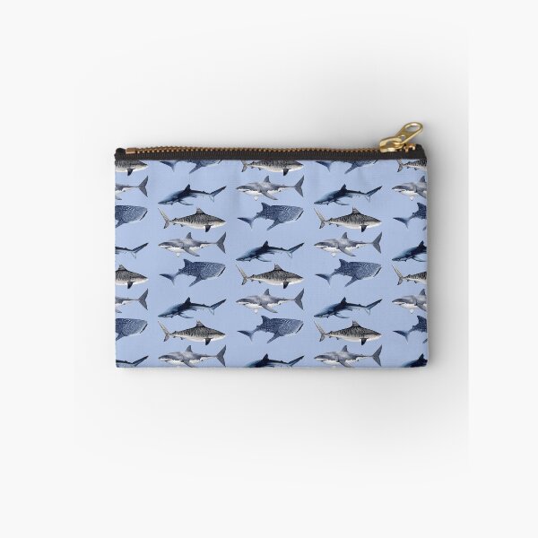 Item preview, SHARKS IV-blue, tiger, white and whale sharks designed and sold by BEATRIZ ABAITUA.