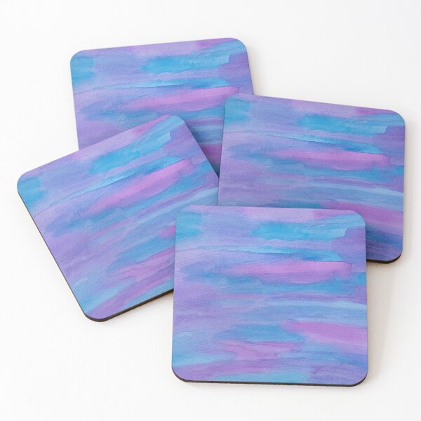 Item preview, Summer Twilight Blue and Purple Abstract designed and sold by DanielleGensler.
