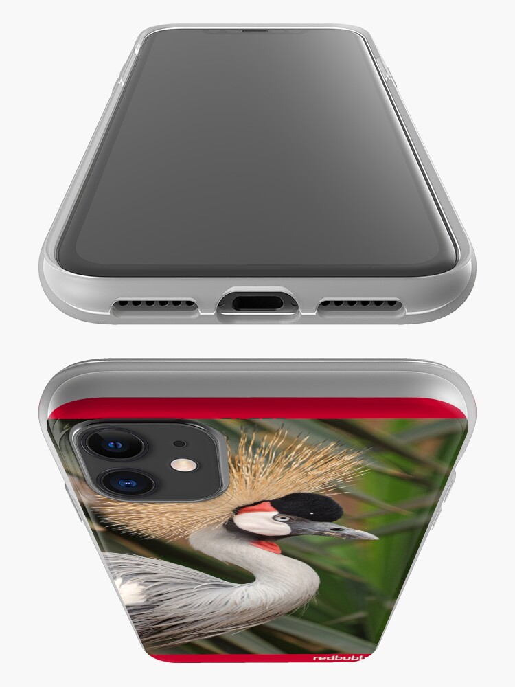 Alternate view of Grey Crested Crane iPhone cover iPhone Case & Cover