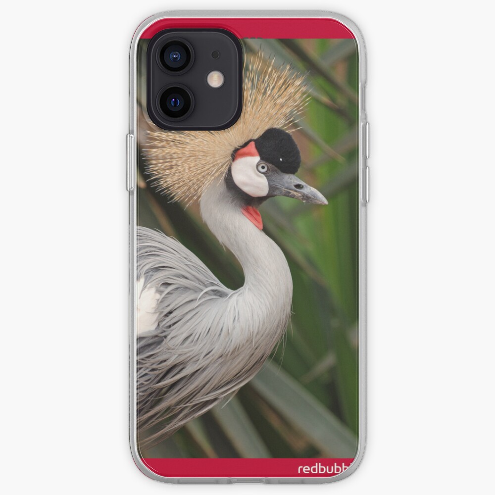 Grey Crested Crane iPhone cover iPhone Case & Cover