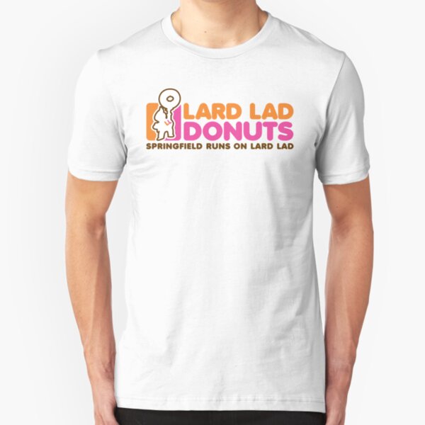 Lard Lad Donuts Slim Fit T-Shirt