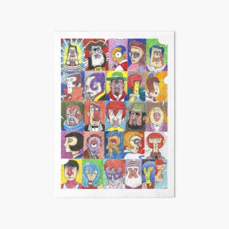Typefaces II Art Board Print