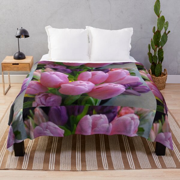 Item preview, LUSCIOUS, CREAMY PINK TULIPS designed and sold by Elaine Bawden.