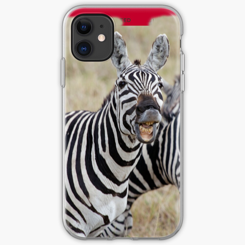 Laughing Zebra iPhone cover iPhone Case & Cover