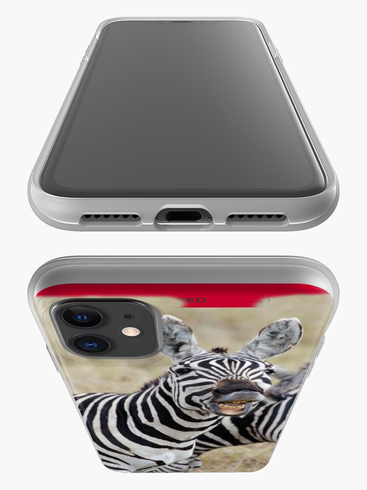 Alternate view of Laughing Zebra iPhone cover iPhone Case & Cover