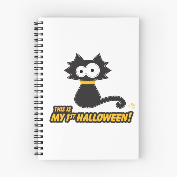 Item preview, My First Halloween Black Cat designed and sold by BadCatDesigns.