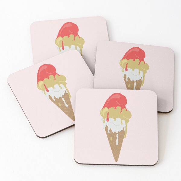 Item preview, Triple scoop melting ice cream designed and sold by Zoe Jane Designs.