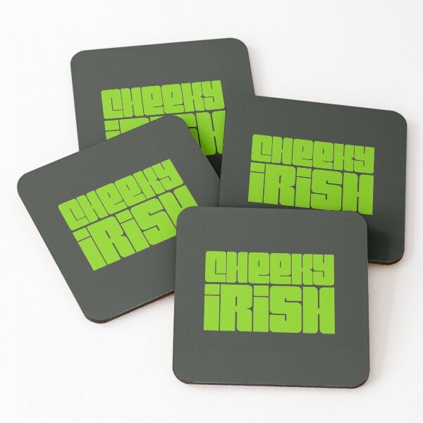 Artikelvorschau, CHEEKY IRISH Einfache einzigartige Schriftarten Lustige stilvolle lindgrüne lila St. Patricks Day Pub Spaß Expat Brit Britisch England England Vereinigtes Königreich Brexit Cool Print T-Shirt Herren Damen Damen entworfen und verkauft von FortuneTee.