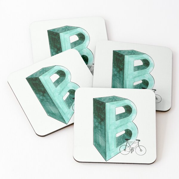 Artikelvorschau, Buchstabe B Monogramm Aquarellillustration entworfen und verkauft von Bonheurem.