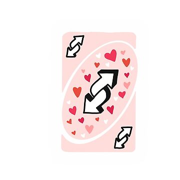 UNO reverse heart card | Sticker