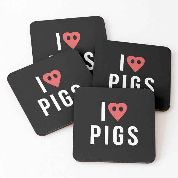 Item preview, I Heart Pigs Shirt designed and sold by pwgarts.