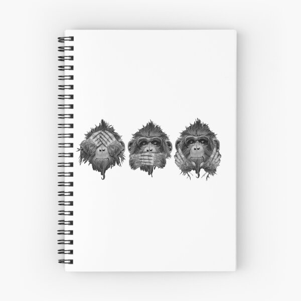 Item preview, Three wise monkeys designed and sold by Megaphone Store.