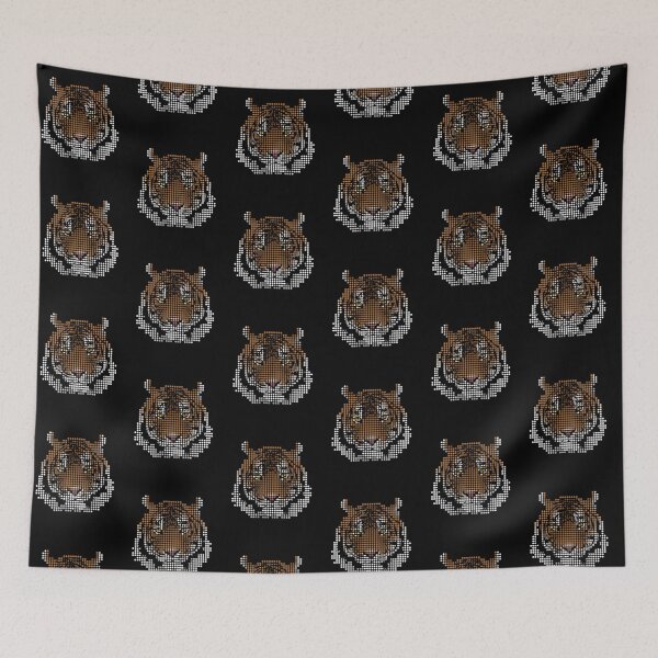 Aperçu de l'œuvre Tiger Dotted Design créée et vendue par NirvanaxStudio.