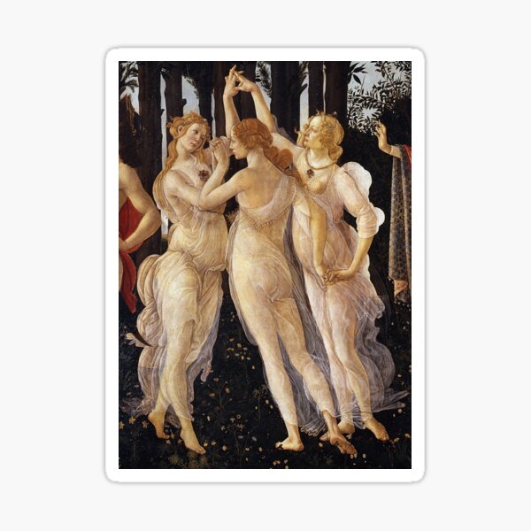 Aperçu de l'œuvre Les Trois Grâces - Botticelli créée et vendue par The Great  Art.