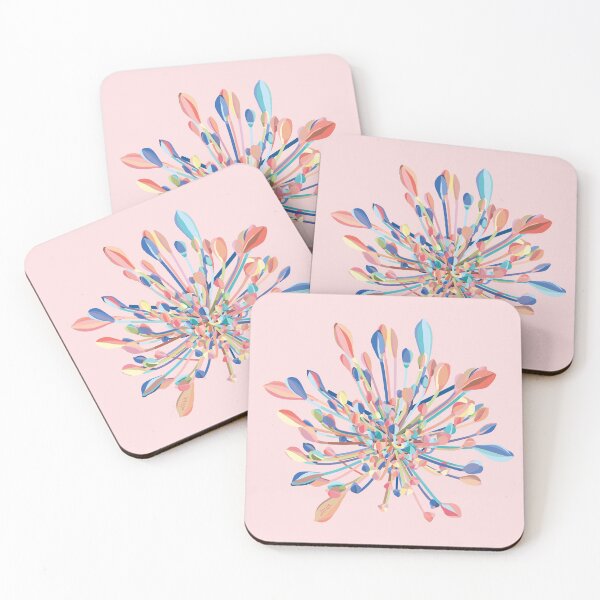 Item preview, Agapanthus S/Summer Glow/Pale Pink designed and sold by LouieGraphic.