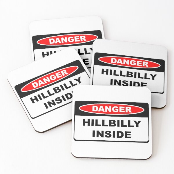 Item preview, DANGER Hillbilly Inside Funny Warning designed and sold by Frugal-Fox.