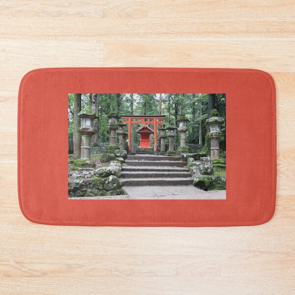 Item preview, Fushimi Inari Altar, Red Torii Gate and Stone Lanterns designed and sold by Linda Walsh.