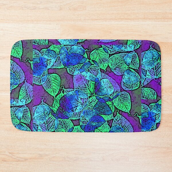 Item preview, Blue and Green Abstract Leaf Design designed and sold by SillaHoekstra.