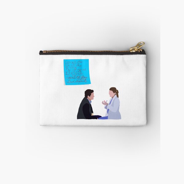 Item preview, Derek and Meredith Sticky Note Wedding designed and sold by erinsdrawings.