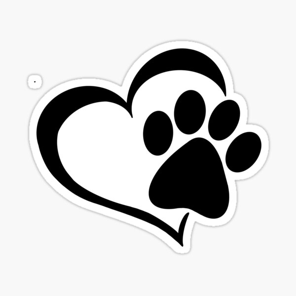 Item preview, Paw Print Love designed and sold by De Palmer.