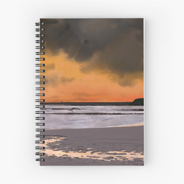 Item preview, Tynemouth sunset designed and sold by flockadoodle.