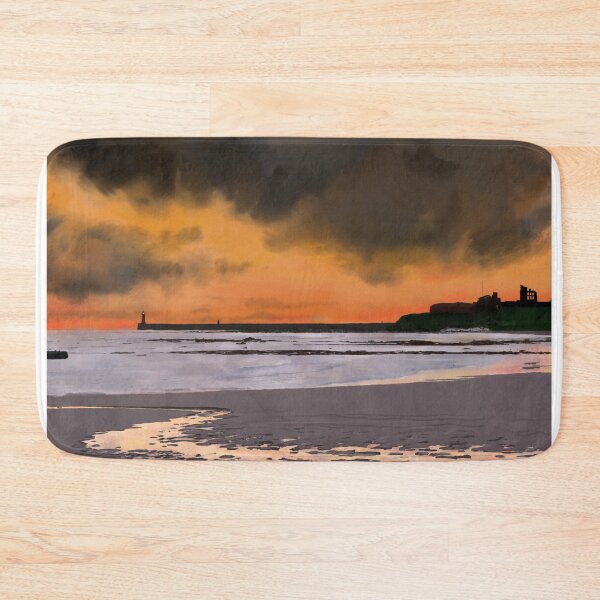 Item preview, Tynemouth sunset designed and sold by flockadoodle.